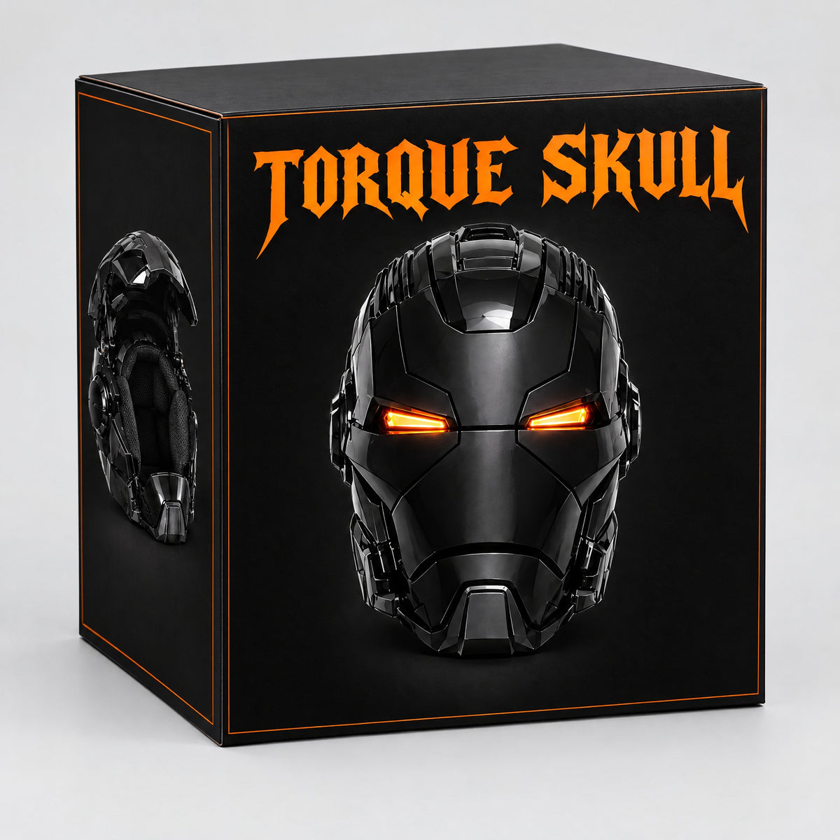 Torque Skull Voice-Activated LED Biker Helmet