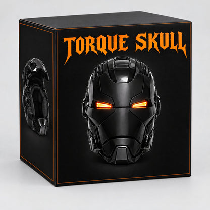 Torque Skull Voice-Activated LED Biker Helmet